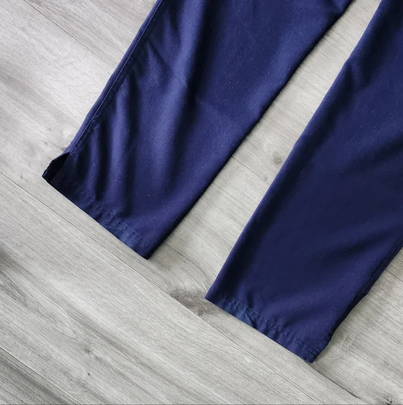 Figs Cargo Pocket Scrub Pants Size Small Navy Blue - Picture 3 of 5